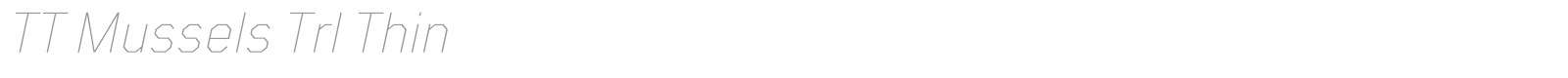 TT Mussels font preview